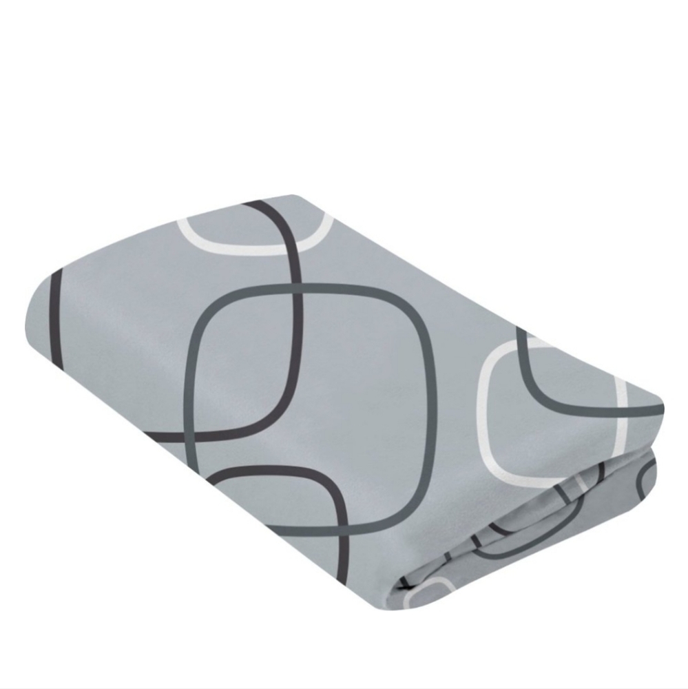 4moms Breeze Waterproof Playard Sheet - Silver/White